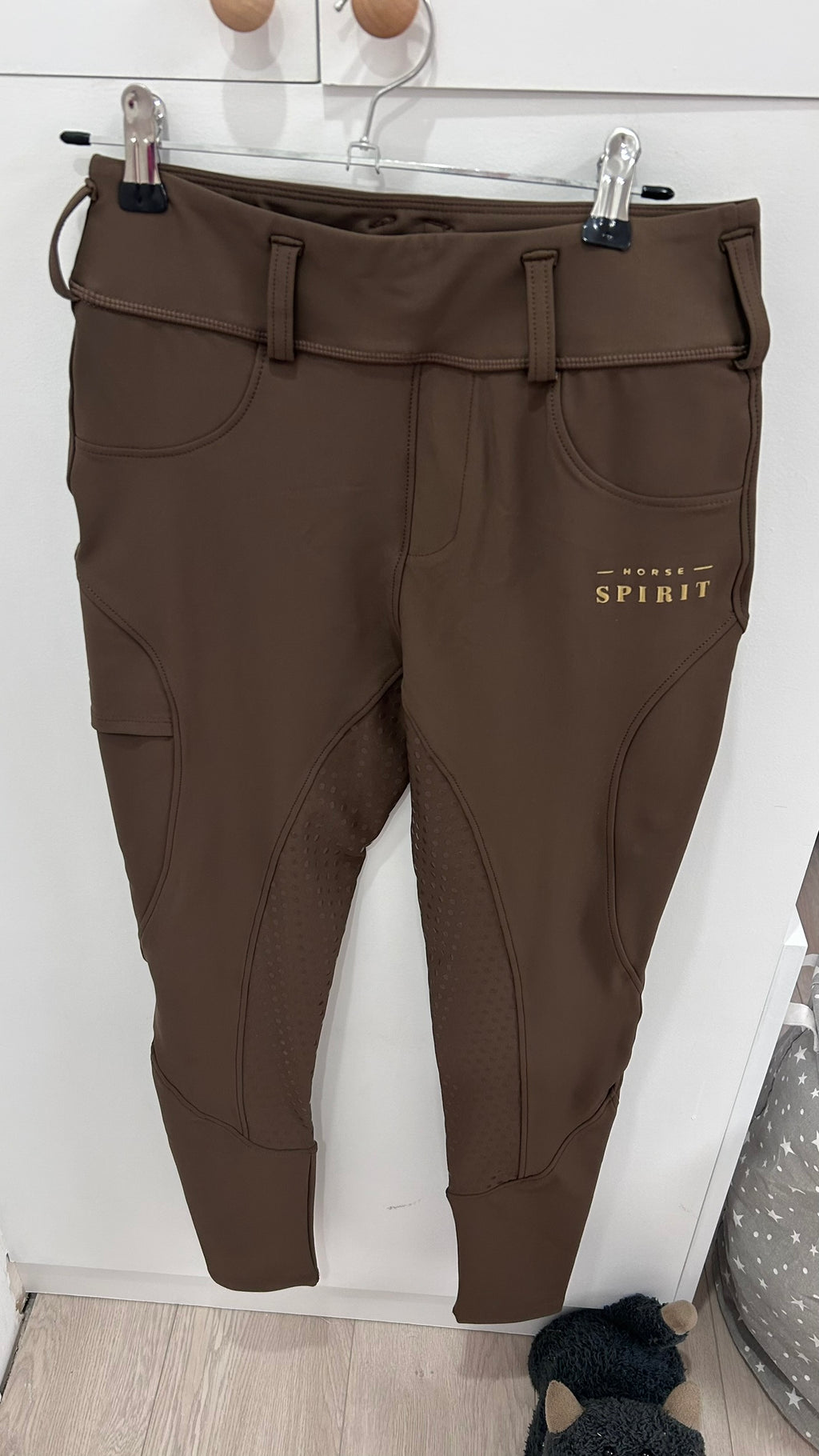 Horse Spirit Reitleggings Braun
