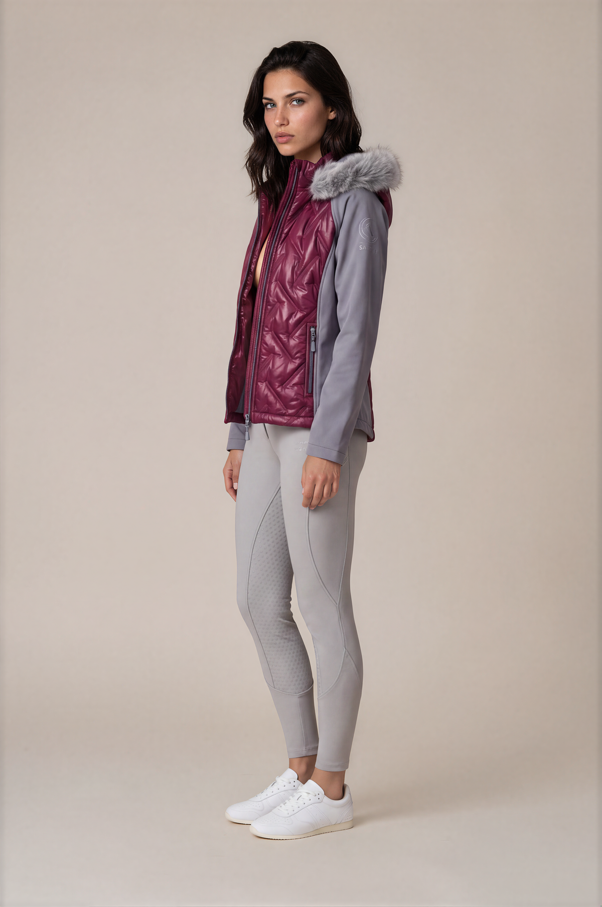 Horse Spirit Riding Hybrid Jacket Blackbarry