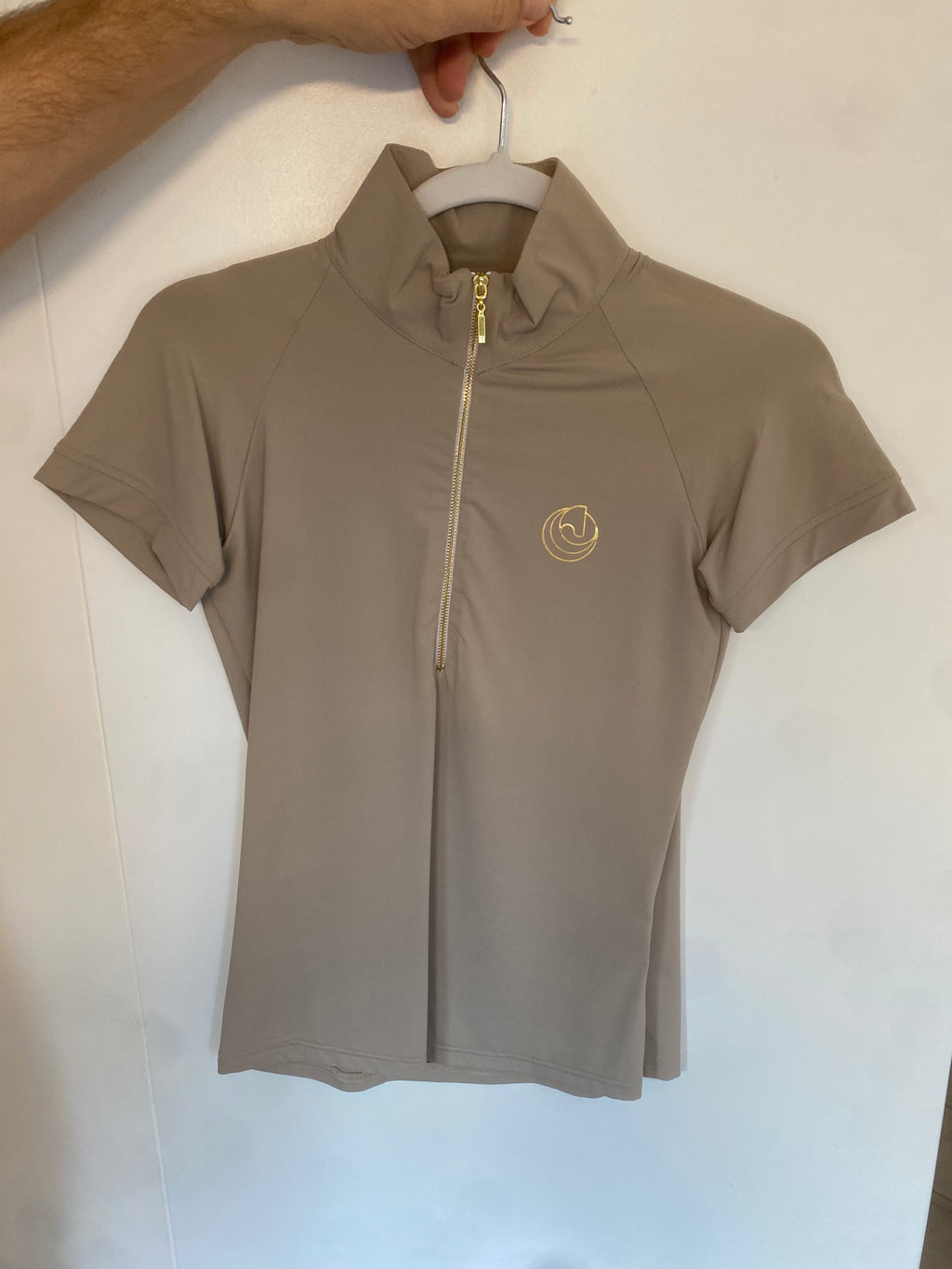 Horse Spirit Basic Reit-T-Shirt Beige