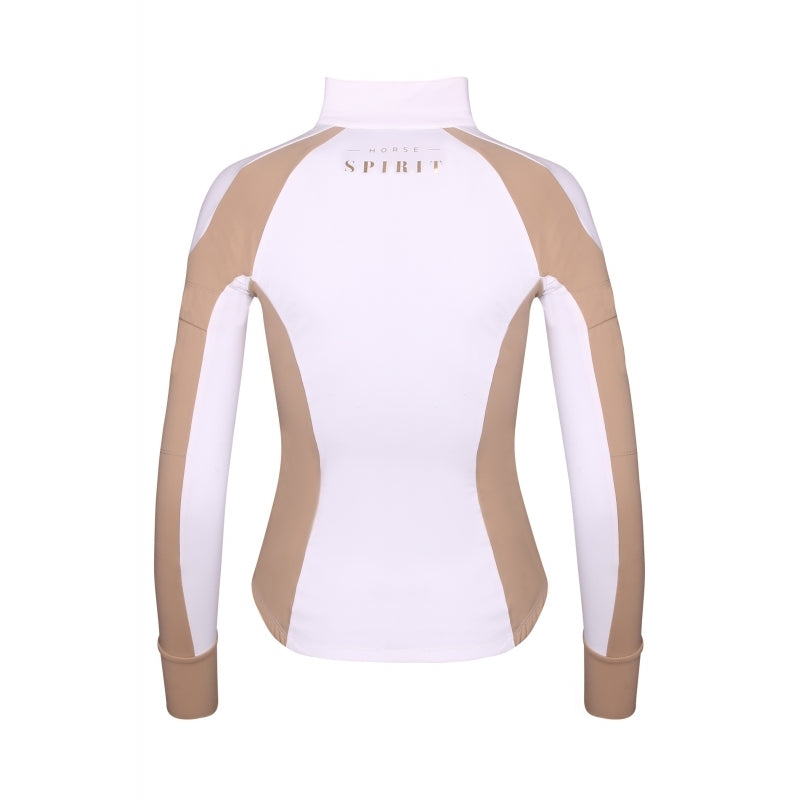 Back view of the Horse Spirit Pro Thermal Layer - Shows the second-skin fit, brushed thermal fabric, and streamlined silhouette for cold-weather riding.