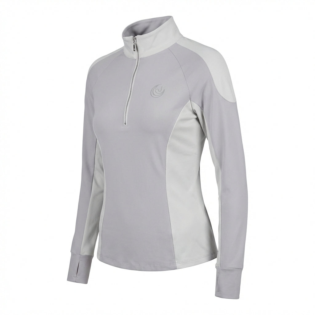 Horse Spirit HS Thermisch Rijshirt Grijs