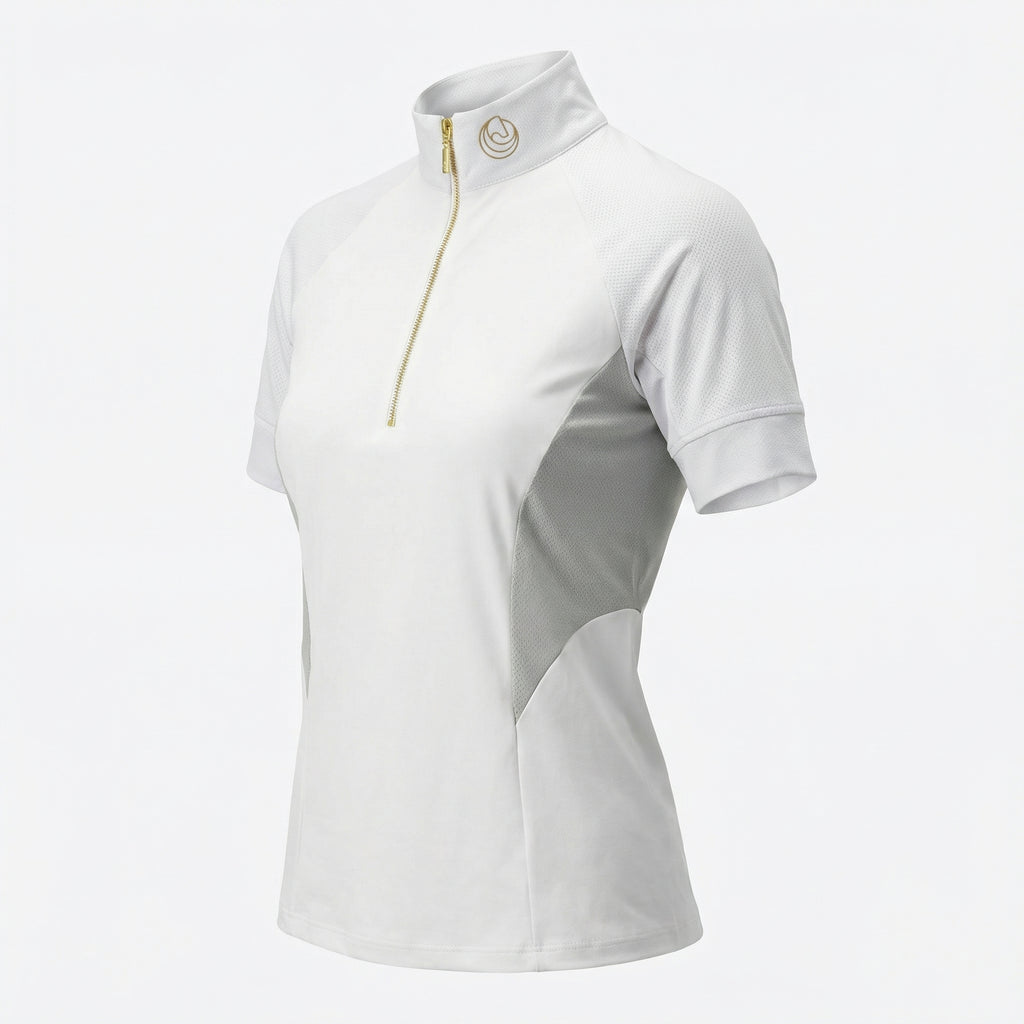 Horse Spirit Show Riding T-Shirt Wit Grijs