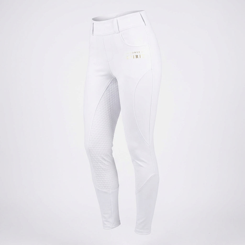 Horse Spirit Show Reitleggings Weiß