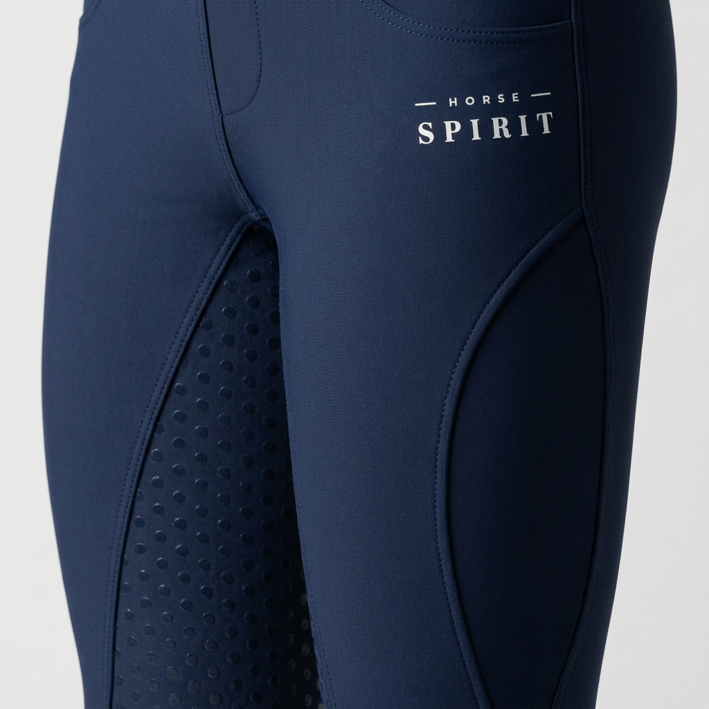 Horse Spirit Riding Leggings Blue