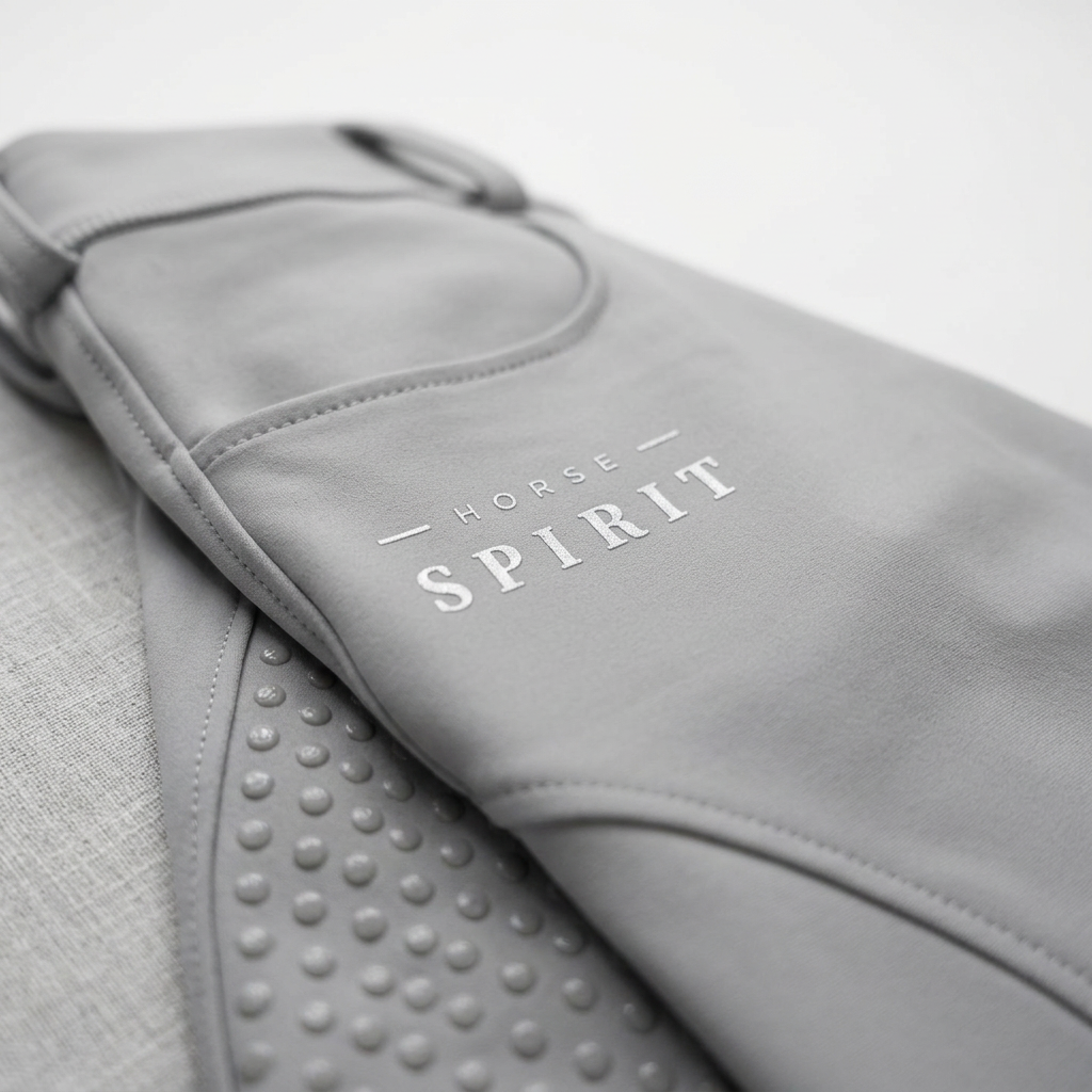 Horse Spirit Riding Leggings Grey