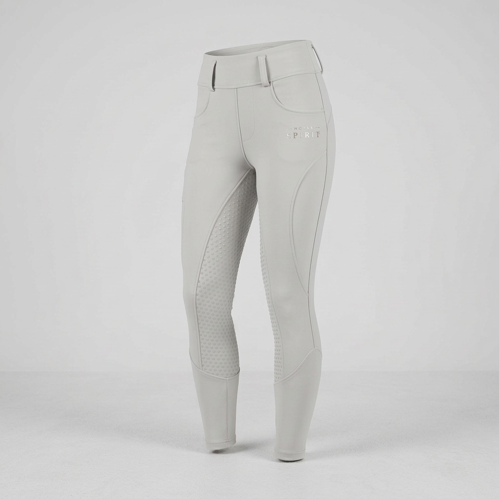 Horse Spirit Riding Leggings Grey