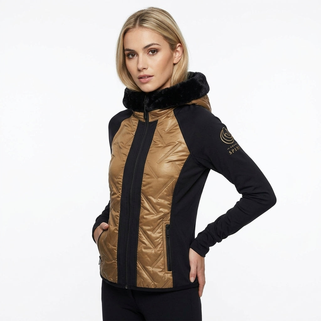 Horse Spirit Hybrid Riding Jacket Bronze Black