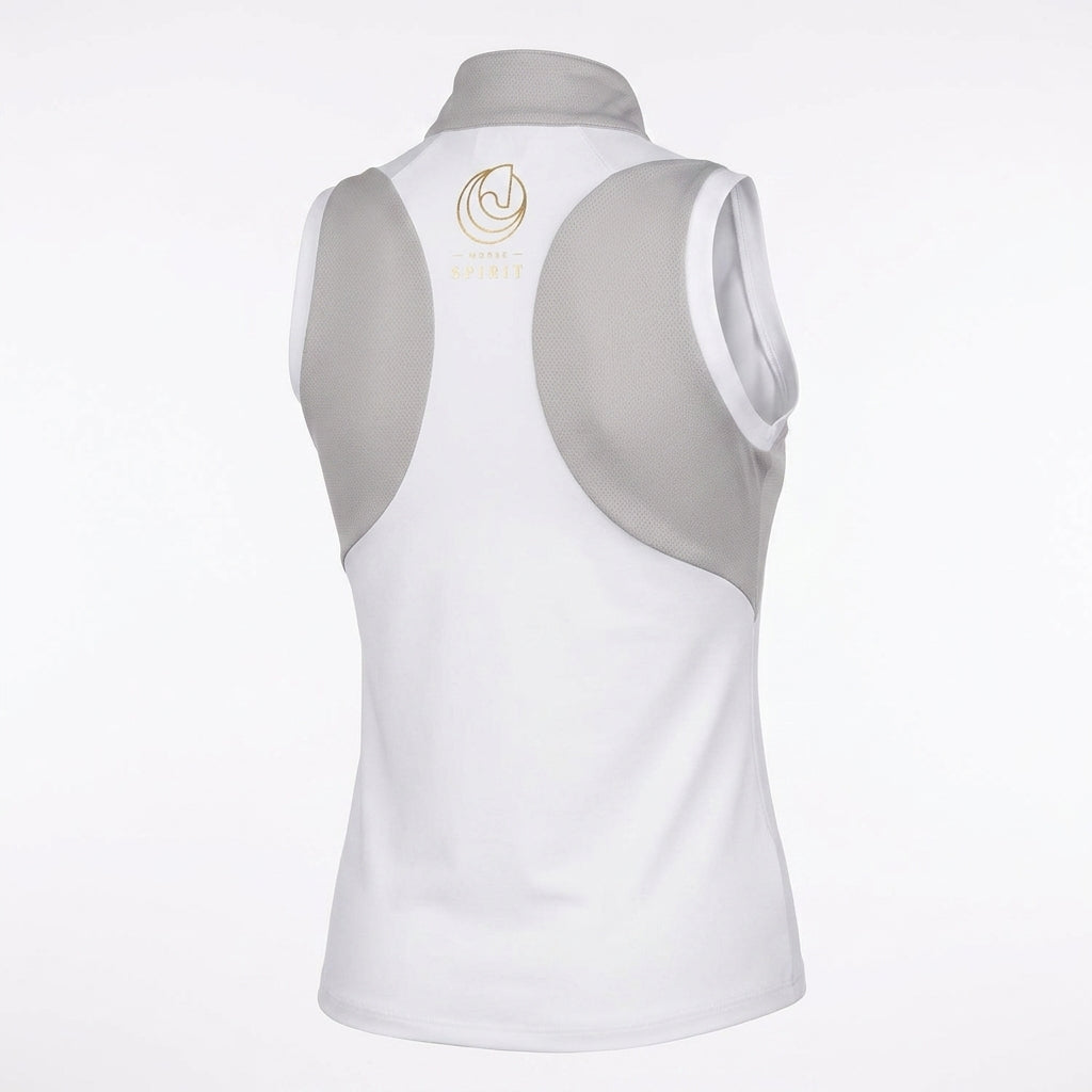 Horse Spirit HS Rijtanktop Wit Grijs