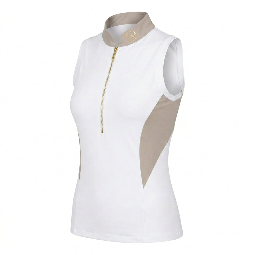 HS Horse Spirit Riding Tank Top Wit Beige