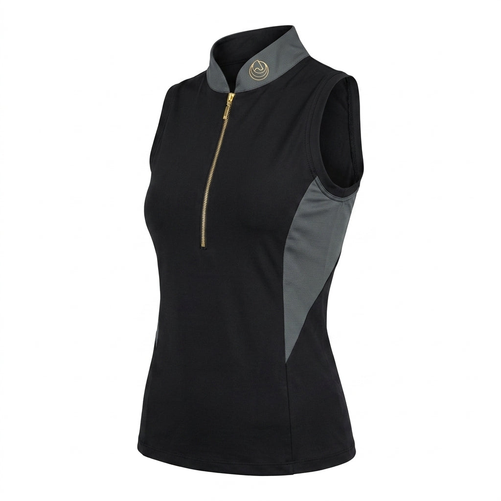 HS Horse Spirit Riding Tank Top Zwart Grijs