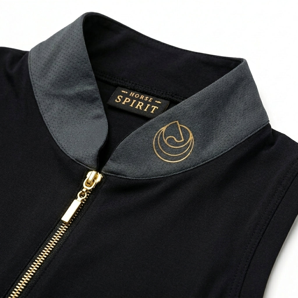 HS Horse Spirit Riding Tank Top Zwart Grijs