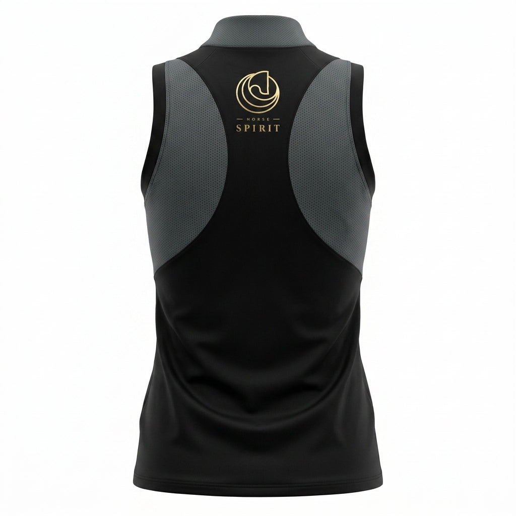 HS Horse Spirit Riding Tank Top Zwart Grijs
