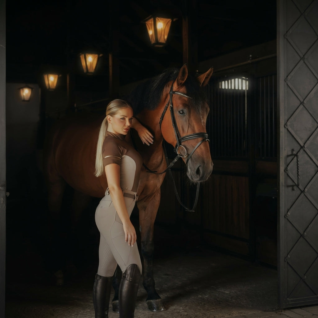 HS Horse Spirit Polo Lady Brown