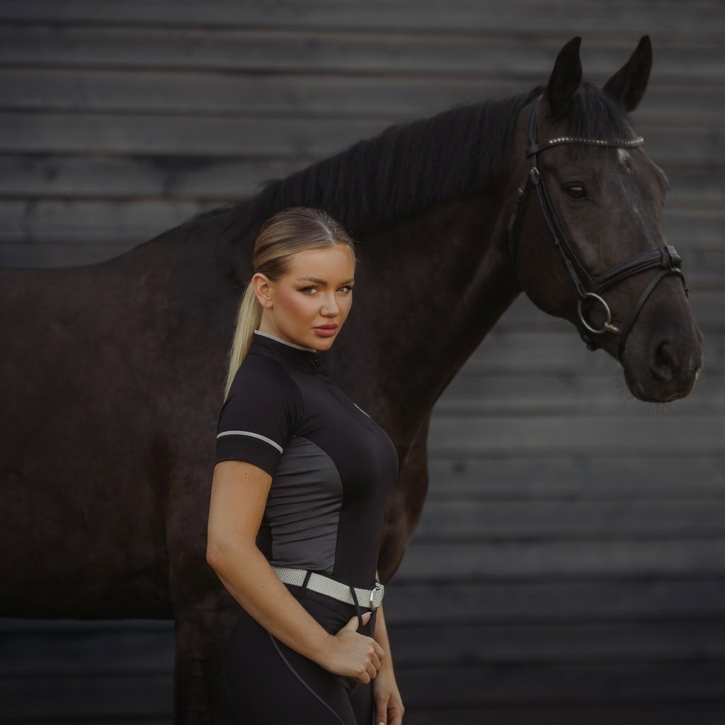 Horse SpiritPolo Dame Zwart