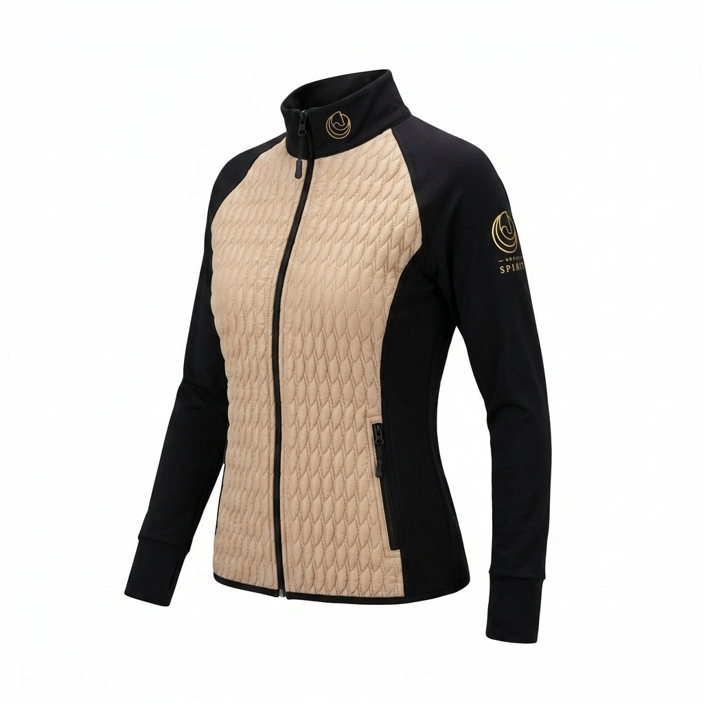 Horse Spirit Hybrid Riding Jacket Beige Black