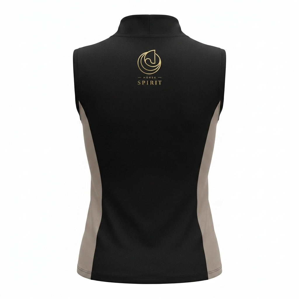 Tanktop Horse Spirit, Basic Line, Schwarz